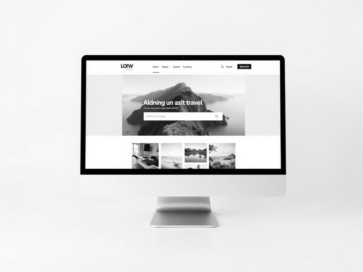 Revo — Travel Booking Landing Page